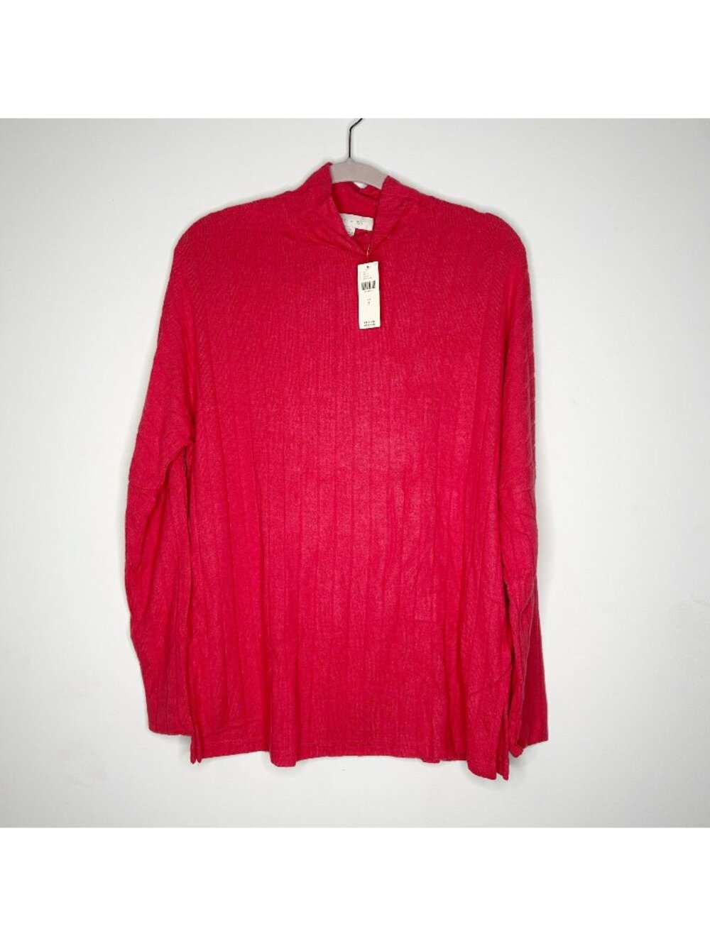 NWT ANTHROPOLOGIE Eri + Ali Fiona Rose Pink Hacci Knit Sweater Women's Small S